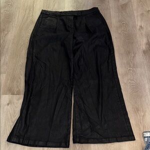 American Eagle Outfitters Black Wide-Leg Jeans